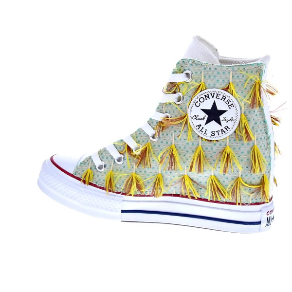 Zapatillas botas Converse zapatos Mujer modelo ChuckTaylor Blanco 