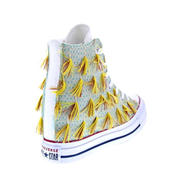 Zapatillas botas Converse zapatos Mujer modelo ChuckTaylor Blanco 