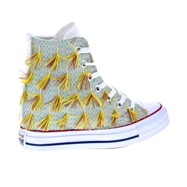 Zapatillas botas Converse zapatos Mujer modelo ChuckTaylor Blanco 