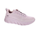Zapatillas Skechers zapatos Mujer modelo Bobs B Flex Rosa Cordón