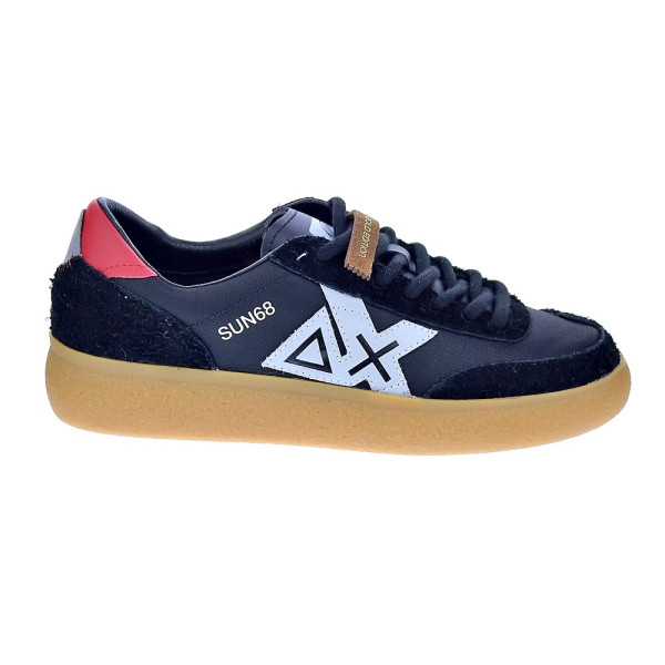 Zapatillas Sun68 AX zapatos Hombre modelo Luis Low Negro Cordón