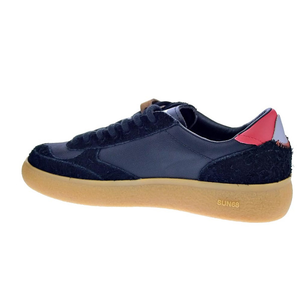 Zapatillas Sun68 AX zapatos Hombre modelo Luis Low Negro Cordón