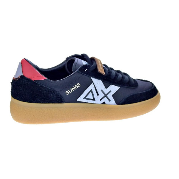 Zapatillas Sun68 AX zapatos Hombre modelo Luis Low Negro Cordón