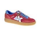 Zapatillas Sun68 AX zapatos Hombre modelo Luis Low Rojo Cordón