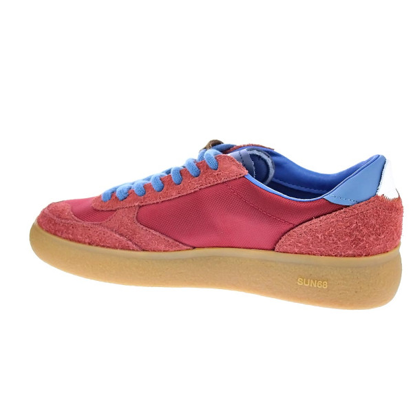Zapatillas Sun68 AX zapatos Hombre modelo Luis Low Rojo Cordón
