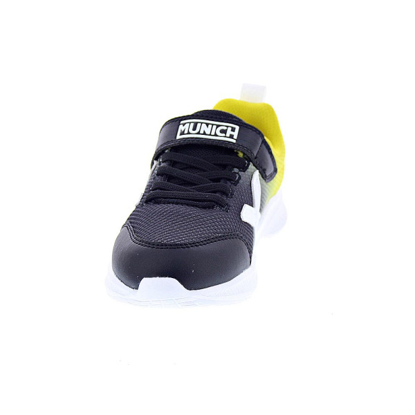 Zapatillas Munich zapatos Niño modelo Mini Leta 03 Negro Velcro