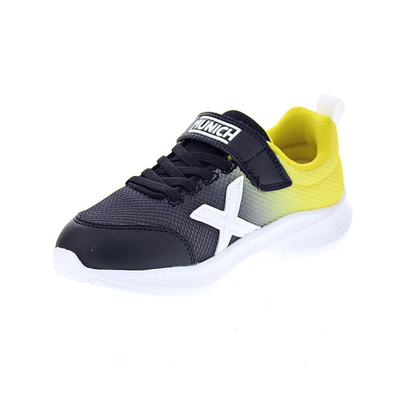 Zapatillas Munich zapatos Niño modelo Mini Leta 03 Negro Velcro