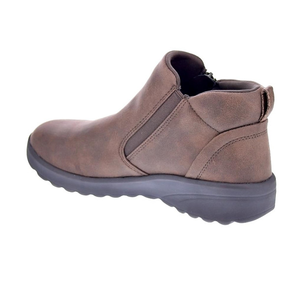 Botines Skechers zapatos Mujer modelo Lovely Vibe Marrón Cremallera