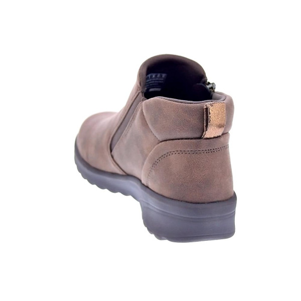 Botines Skechers zapatos Mujer modelo Lovely Vibe Marrón Cremallera