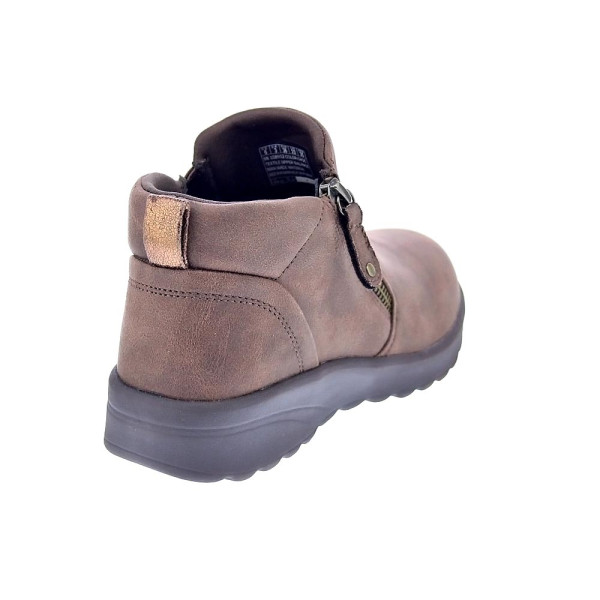 Botines Skechers zapatos Mujer modelo Lovely Vibe Marrón Cremallera