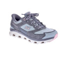 Zapatillas Skechers zapatos Mujer modelo Slip-ins Glide Step Sole Gris Cordón