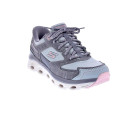 Zapatillas Skechers zapatos Mujer modelo Slip-ins Glide Step Sole Gris Cordón