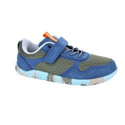 Zapatillas Gioseppo zapatos Niño modelo Erith Barefoot Azul Velcro 2