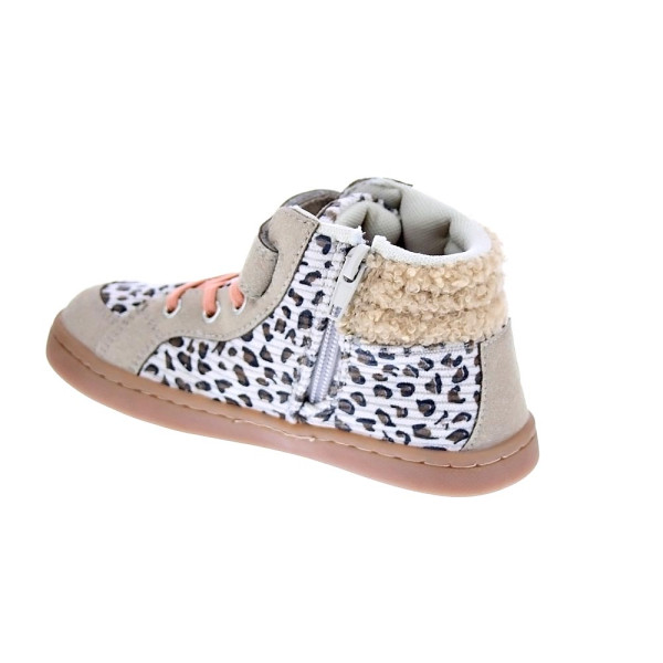 Zapatillas botas Gioseppo zapatos Niña modelo Amiret Barefoot Beige Velcro