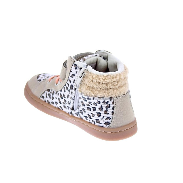 Zapatillas botas Gioseppo zapatos Niña modelo Amiret Barefoot Beige Velcro