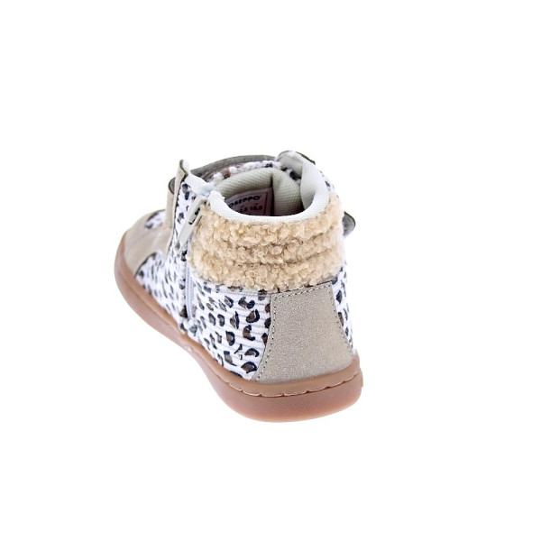 Zapatillas botas Gioseppo zapatos Niña modelo Amiret Barefoot Beige Velcro