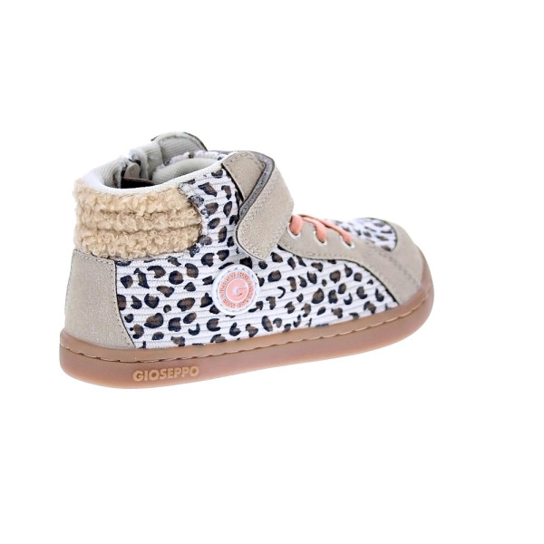 Zapatillas botas Gioseppo zapatos Niña modelo Amiret Barefoot Beige Velcro