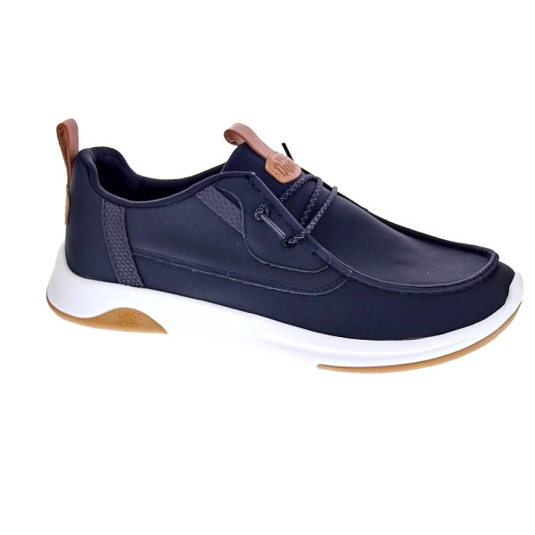 Mocasines Hey Dude zapatos Hombre modelo Wally Drift Negro Elástico