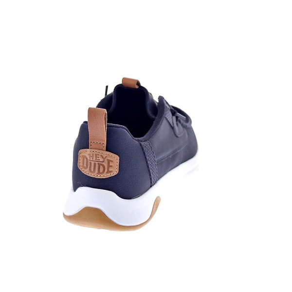 Mocasines Hey Dude zapatos Hombre modelo Wally Drift Negro Elástico