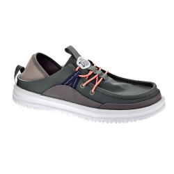 Mocasines Hey Dude zapatos Hombre modelo Bradley Slipper Verde Elástico 2