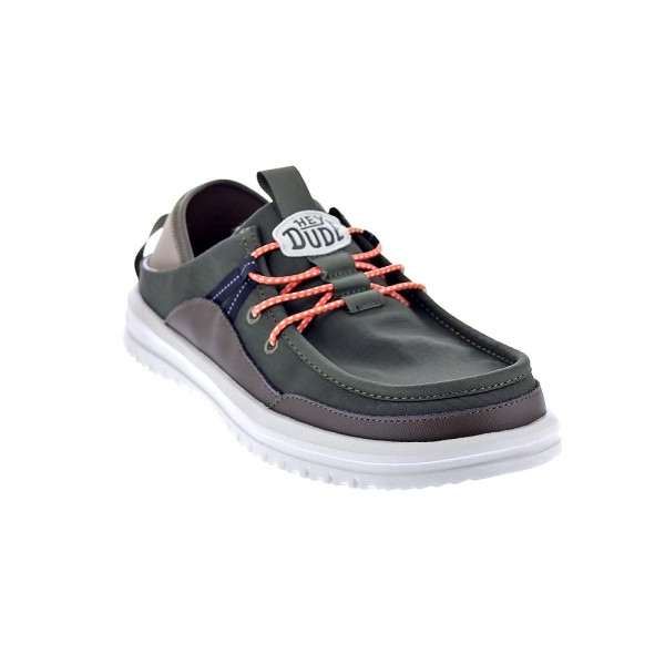 Mocasines Hey Dude zapatos Hombre modelo Bradley Slipper Verde Elástico