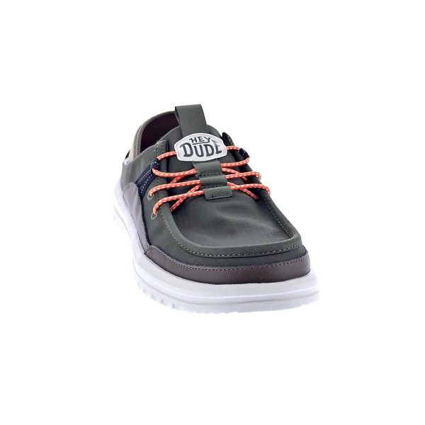 Mocasines Hey Dude zapatos Hombre modelo Bradley Slipper Verde Elástico