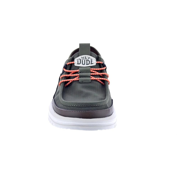 Mocasines Hey Dude zapatos Hombre modelo Bradley Slipper Verde Elástico