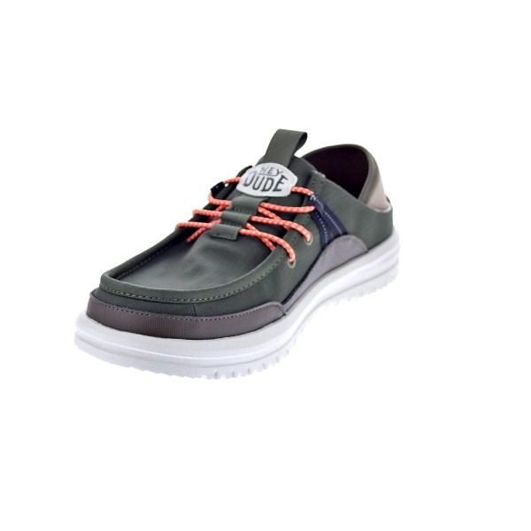 Mocasines Hey Dude zapatos Hombre modelo Bradley Slipper Verde Elástico