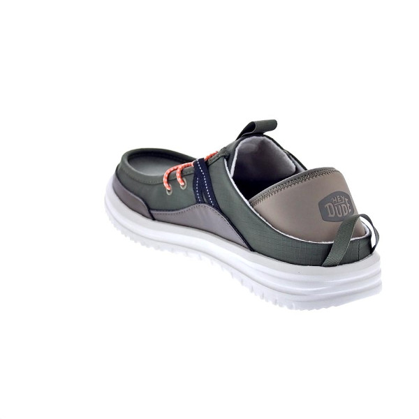 Mocasines Hey Dude zapatos Hombre modelo Bradley Slipper Verde Elástico