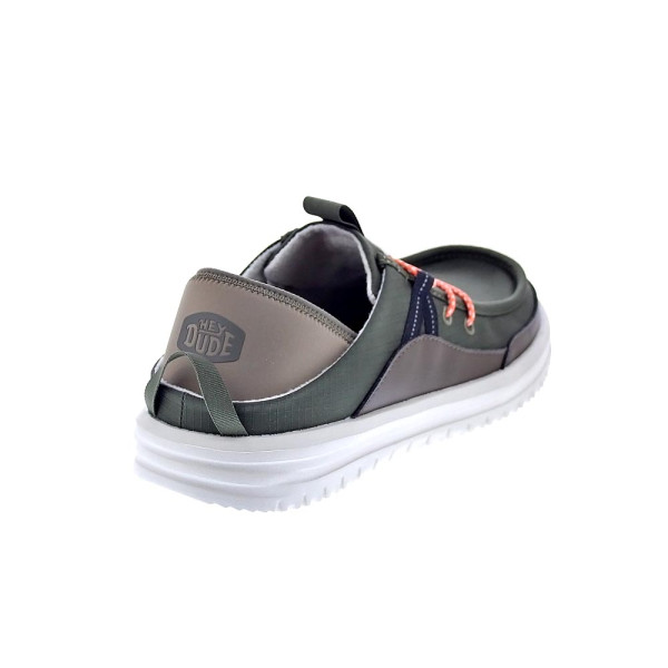 Mocasines Hey Dude zapatos Hombre modelo Bradley Slipper Verde Elástico