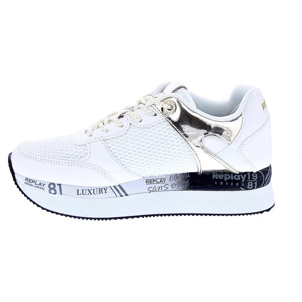 Zapatillas Replay zapatos Mujer modelo Thea Total Blanco 