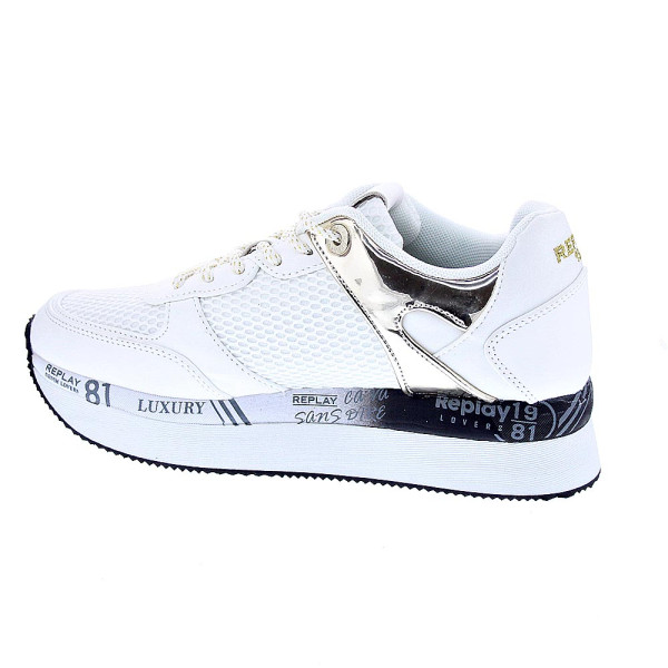 Zapatillas Replay zapatos Mujer modelo Thea Total Blanco 