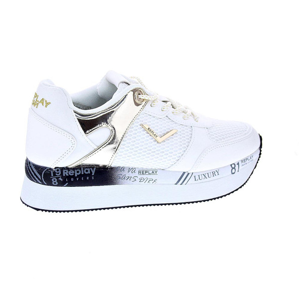Zapatillas Replay zapatos Mujer modelo Thea Total Blanco 