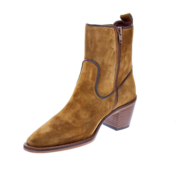 Botines Alpe zapatos Mujer modelo 52131101 Marrón Cremallera