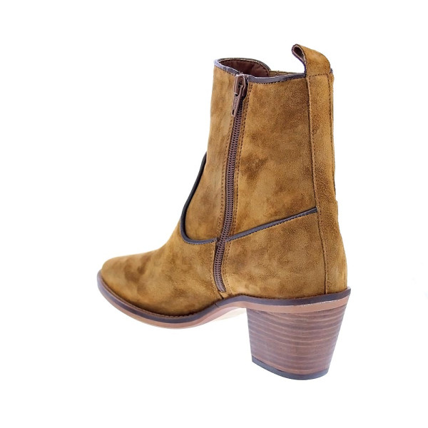 Botines Alpe zapatos Mujer modelo 52131101 Marrón Cremallera