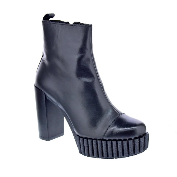 Botines Alpe zapatos Mujer modelo 45622005 Negro Cremallera