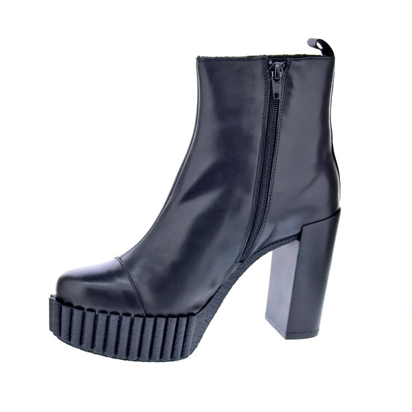 Botines Alpe zapatos Mujer modelo 45622005 Negro Cremallera