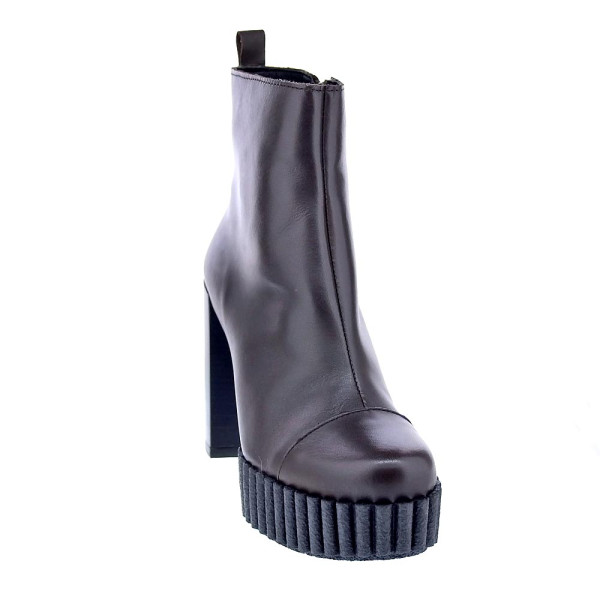 Botines Alpe zapatos Mujer modelo 45620832 Marrón Cremallera