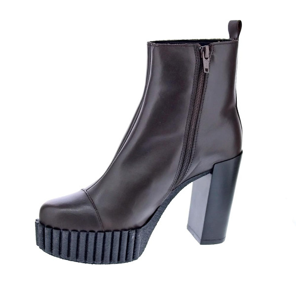 Botines Alpe zapatos Mujer modelo 45620832 Marrón Cremallera