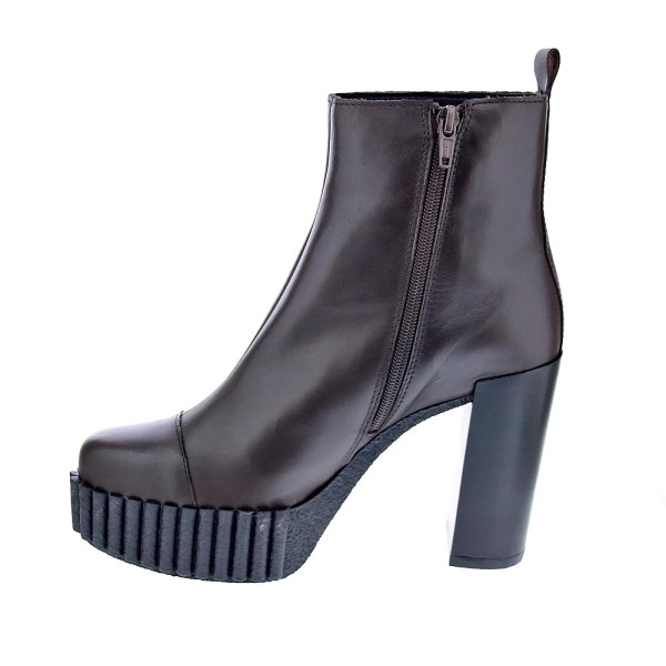 Botines Alpe zapatos Mujer modelo 45620832 Marrón Cremallera