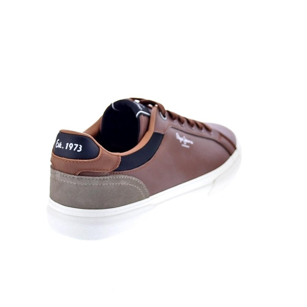 Zapatillas Pepe Jeans zapatos Hombre modelo Kenton Court Marrón Cordón