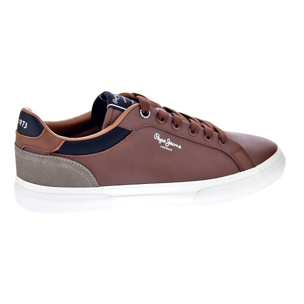 Zapatillas Pepe Jeans zapatos Hombre modelo Kenton Court Marrón Cordón