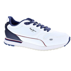 Zapatillas Pepe Jeans zapatos Hombre modelo Bexley South Blanco Cordón 2