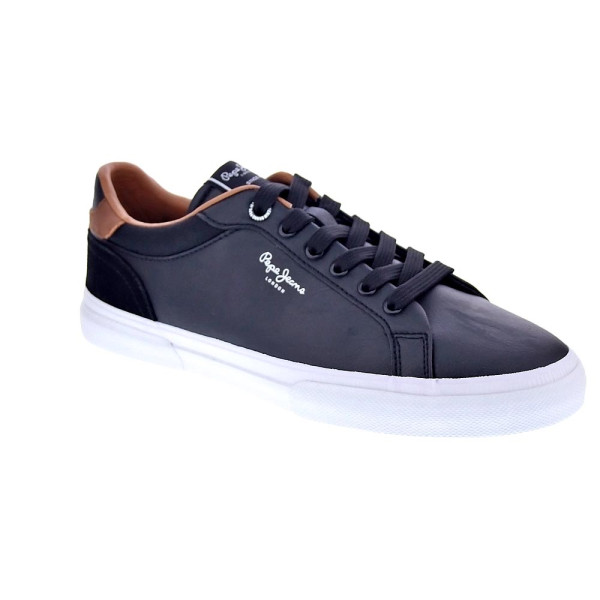 Zapatillas Pepe Jeans zapatos Hombre modelo Kenton Court Negro Cordón