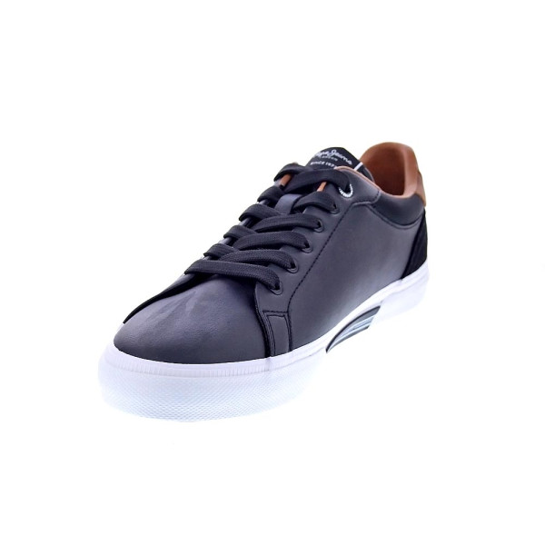 Zapatillas Pepe Jeans zapatos Hombre modelo Kenton Court Negro Cordón
