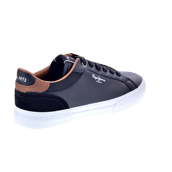 Zapatillas Pepe Jeans zapatos Hombre modelo Kenton Court Negro Cordón