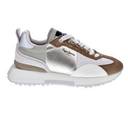 Zapatillas Pepe Jeans zapatos Mujer modelo Archer Gala Beige Cordón