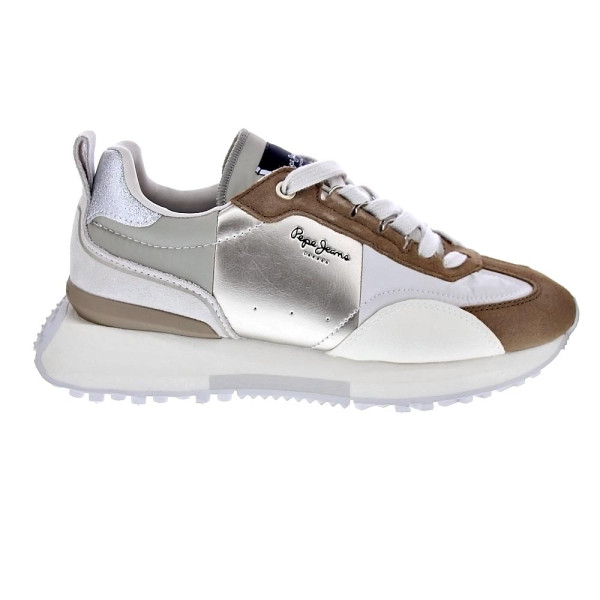 Zapatillas Pepe Jeans zapatos Mujer modelo Archer Gala Beige Cordón