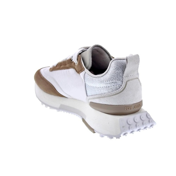 Zapatillas Pepe Jeans zapatos Mujer modelo Archer Gala Beige Cordón