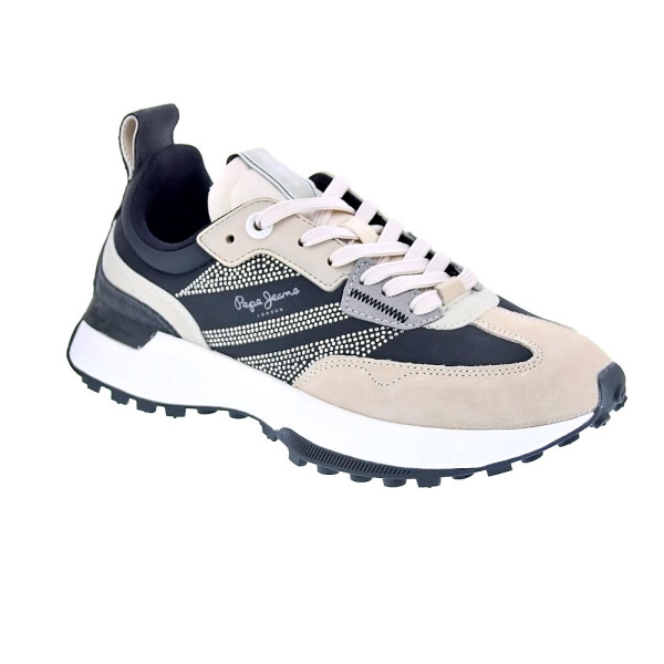 Zapatillas Pepe Jeans zapatos Mujer modelo Lucky Party Gris Cordón